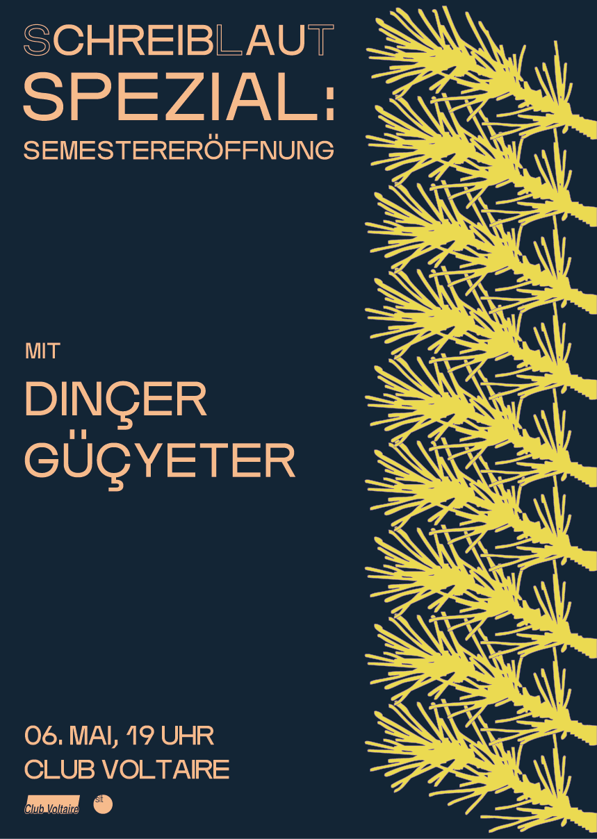 SchreibLauT Spezial: Lesung mit Dinçer Güçyeter