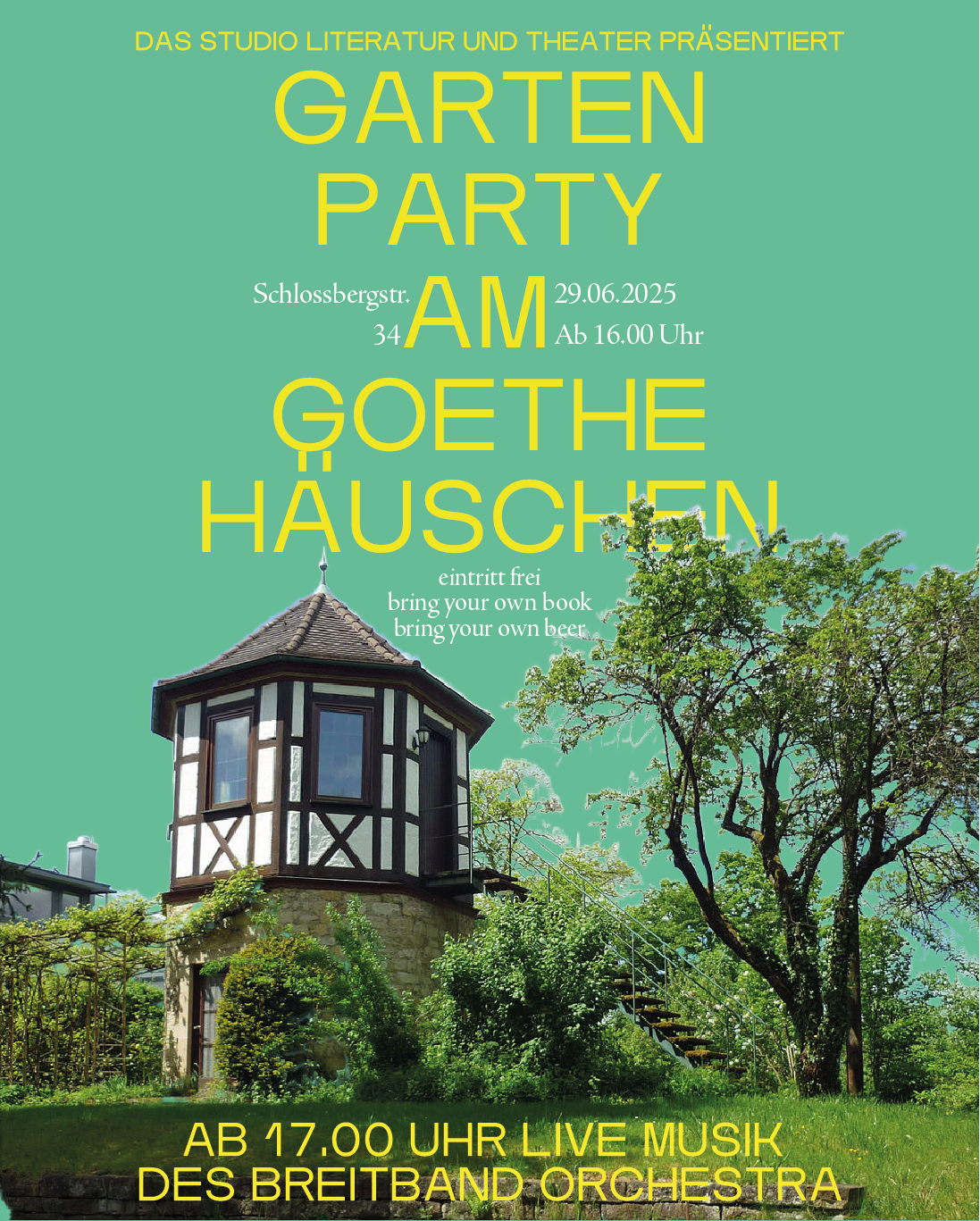 Gartenparty am Goethehäuschen