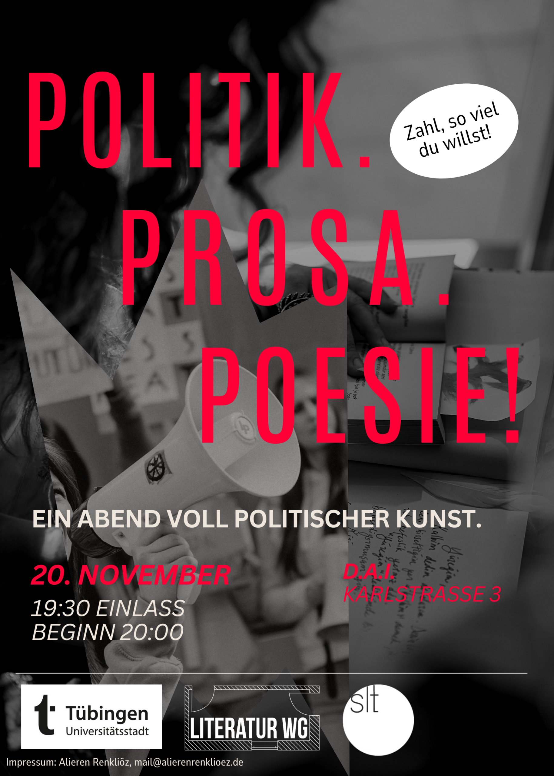 Politik, Prosa, Poesie!